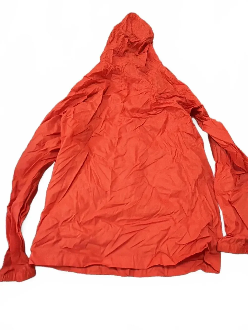 Columbia Boys Orange Hooded Jacket Windbreaker XL